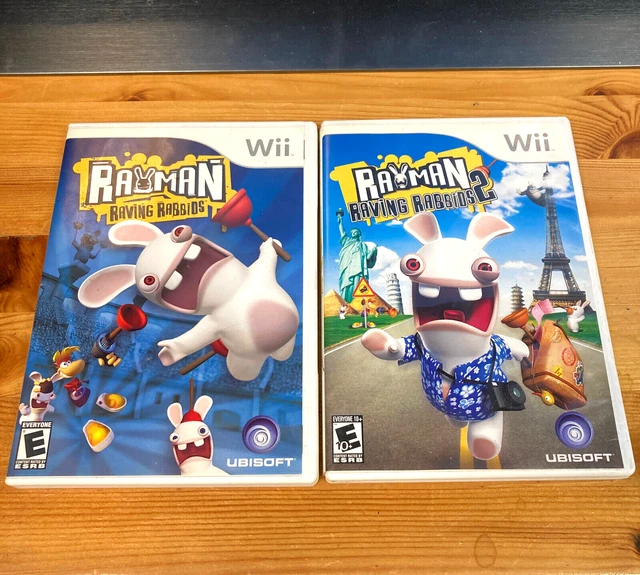 RAYMAN RAVING RABBIDS 1 & 2/ 2 Game Lot for Nintendo Wii Ubisoft £12.83 ...