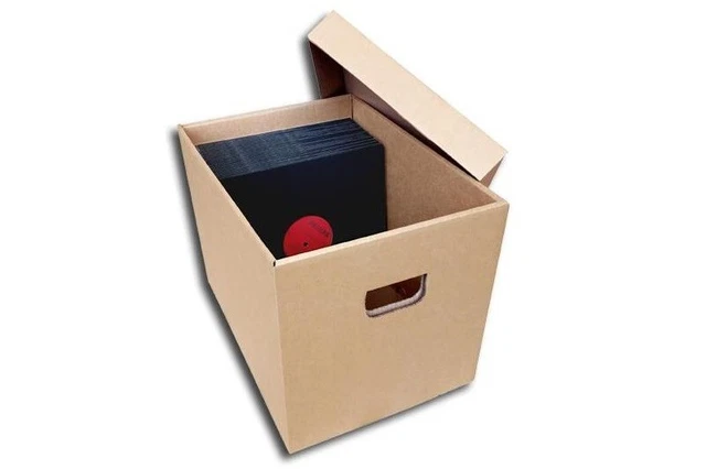 QWORK® 6 Pezzi Porta Dischi Vinile Di Acrilico Trasparente, Mensola Da - Foto 10