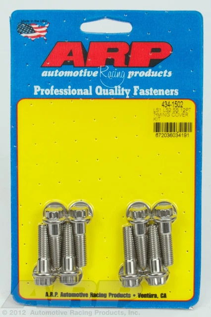 ARP for LS1 LS2 SS 12pt timing cover bolt kit 434-1502