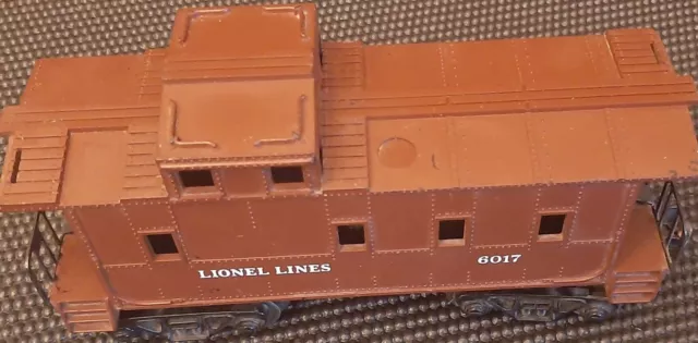 Vintage Lionel 6017 Caboose O Gauge Burgandy Train Car