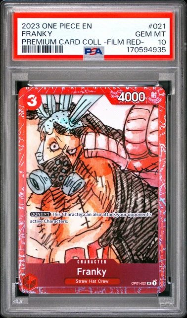 FRANKY FILM RED Promo One Piece Card Japanese PSA 10 $274.26
