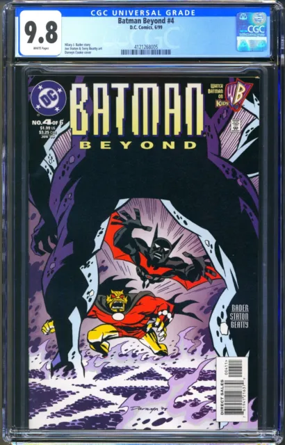 Batman Beyond #4 - Cgc 9.8 Wp - Nm/Mt - Demon Appearance