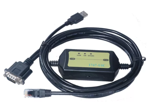 USB 2711-NC13/1747-CP3/1747-UIC/1761-CBL-PM02 AB PLC Programming Cable Kit 2
