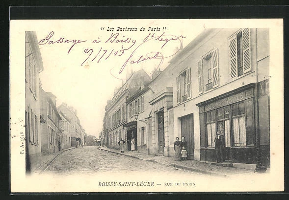 CPA Boissy-Saint-Léger, Rue de Paris