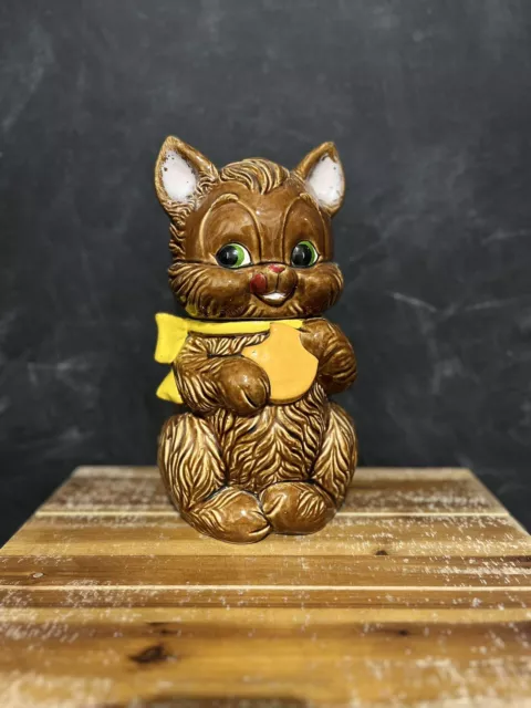 Vintage Enesco Kitty Cat Cookie Jar