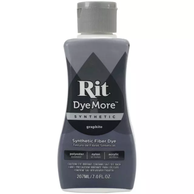 Rit Dye More Synthetic Liquid 207ml Graphite