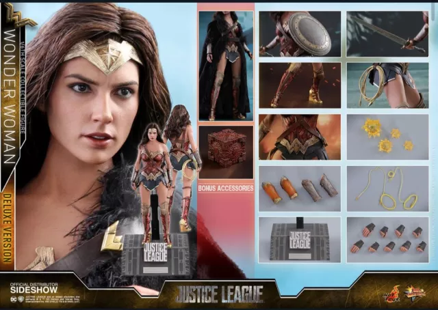 Hot Toys Justice League Wonder Woman Deluxe 1/6th scale figure