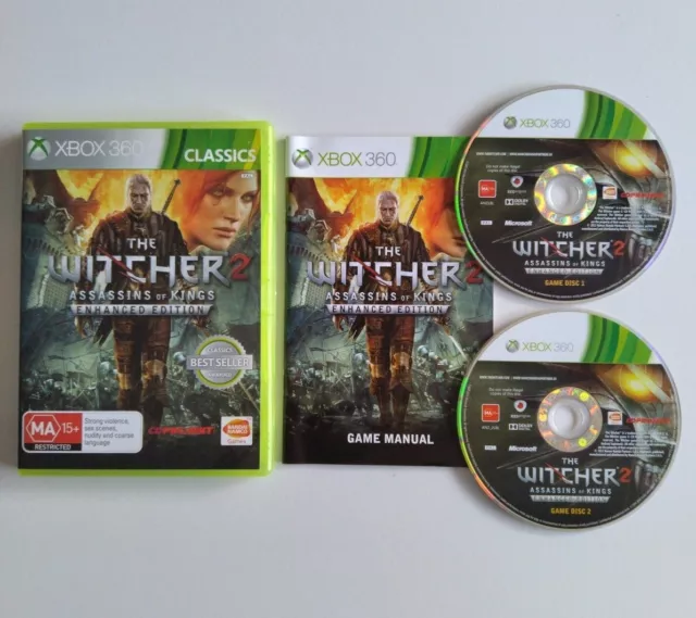The Witcher 2: Assassins of Kings Enhanced Edition Boxed XBOX 360 PAL  *Complete*