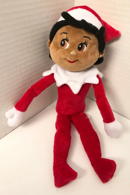 THE ELF ON THE SHELF Plushee Pal Dark Skin Girl Lumistella Christmas Doll G12