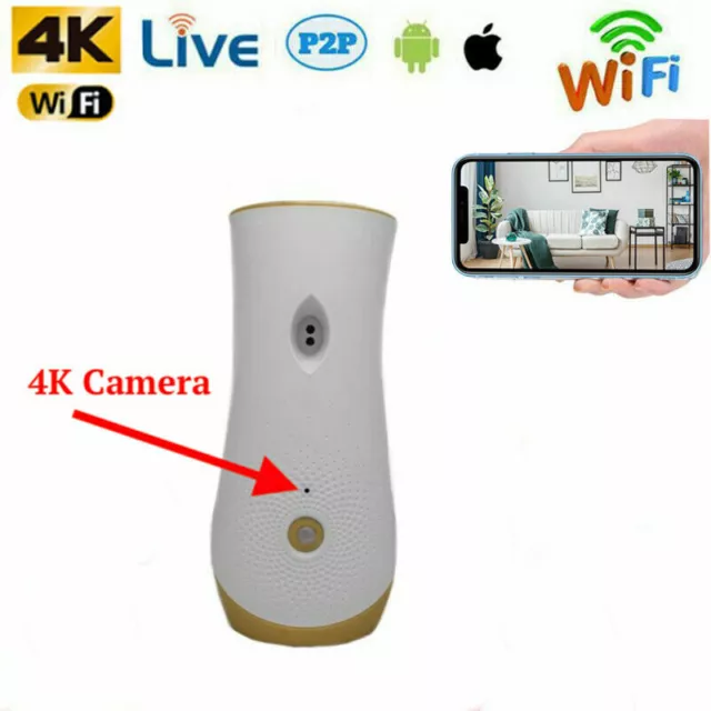 1080P HD WIFI IP Air Freshener Security Nanny Camera Portable Video Recorder 64G