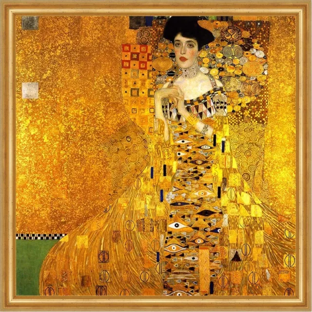 Adele Bloch-Bauer I Goldene Geliebte Ornamentik Muster LW Gustav Klimt A1 049