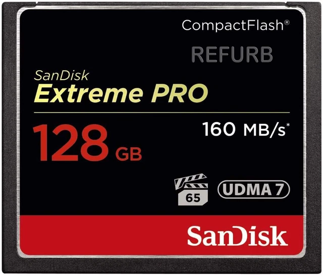 SANDISK EXTREME PRO 128GB CF memory card SDCFXPS128G ExtremePro 128 GB
