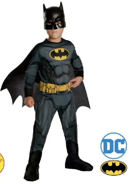 Licensed Batman Boys Classic Costume Official DC Comics Boys Superhero