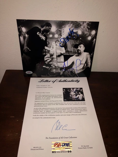 Cypress Hill B Real Bobo Sen Dog Black Sunday Complete Group Signed PSA B
