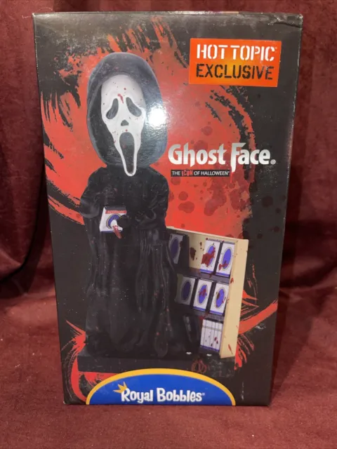 Ghostface Glow-in-the-Dark Bobblehead Royal Bobbles 2022 Hot Topic Exclusive New