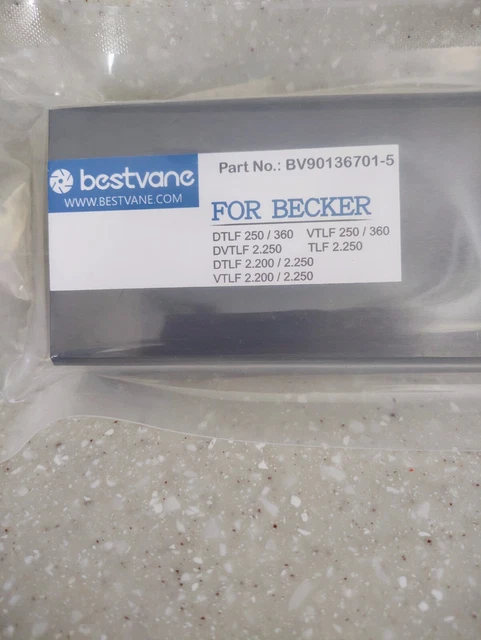 Carbon Vane 90136701005 WN124-196 for Becker DTLF&VTLF250 360 2.200 2.250 5 pcs