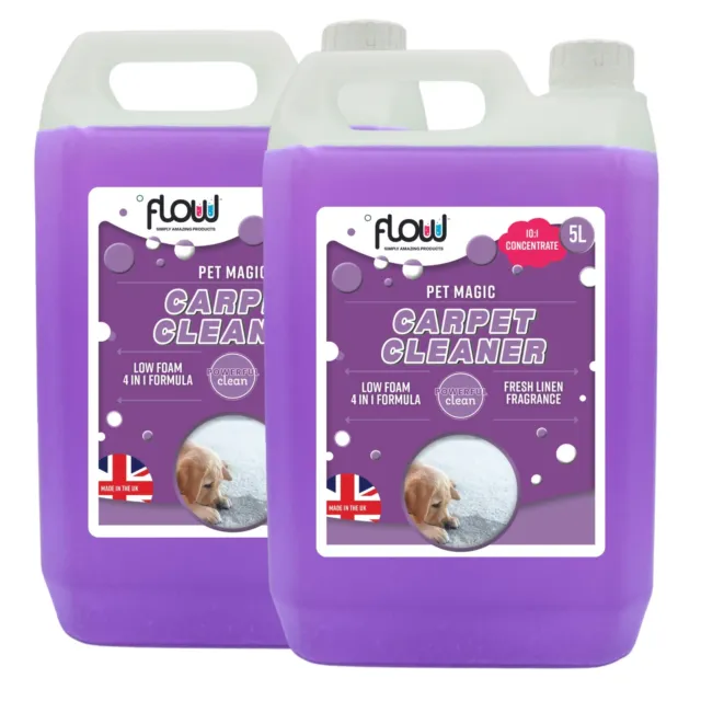 Carpet Shampoo Cleaner Pet Magic Linen Deodoriser Vax Machine Solution 10 Litre