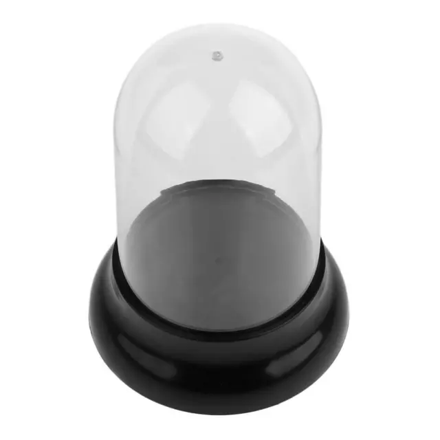 Acrylic Dustproof Cover Display Case Round Base for Action Figures 6x9cm
