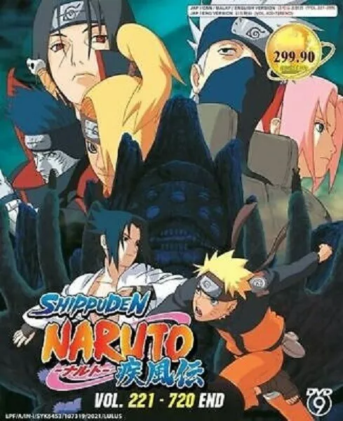 NARUTO SHIPPUDEN ( BOX 4 ) - ANIME TV SERIES DVD ( 401-500 EPS