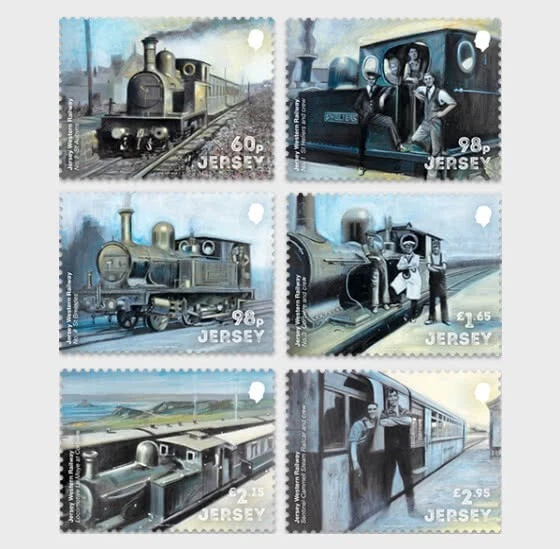 JERSEY 2024 WESTERN Railway TRAIN rail Steam Traction 6v