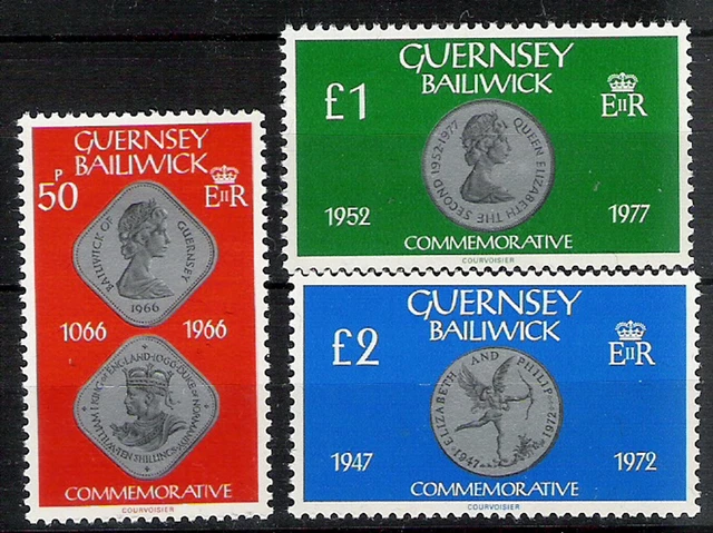 GUERNESEY #12 série 196/98 faciale £3.50 N**, VF MNH bonne côte