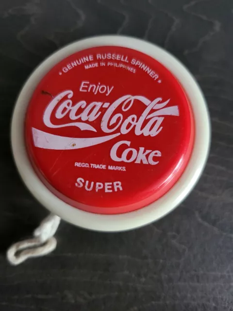 Vintage Coca Cola Yoyo Genuine Russell Spinners Rare Collectable Memorabilia