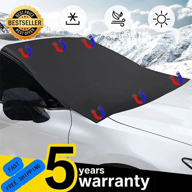 Scheibenabdeckung mit Magnet Auto Frontscheibenabdeckung Winter Frostschutz XXL