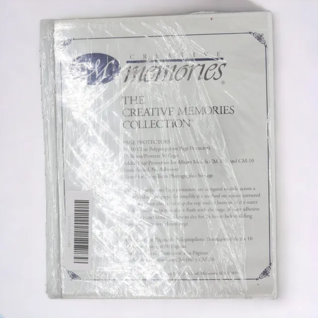 Creative Memories 12x12 Page Protectors Original 1999 16 Sheets 32 Pages  Sealed 