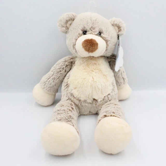 Doudou ours beige marron blanc SIMBA TOYS NICOTOY - 22528
