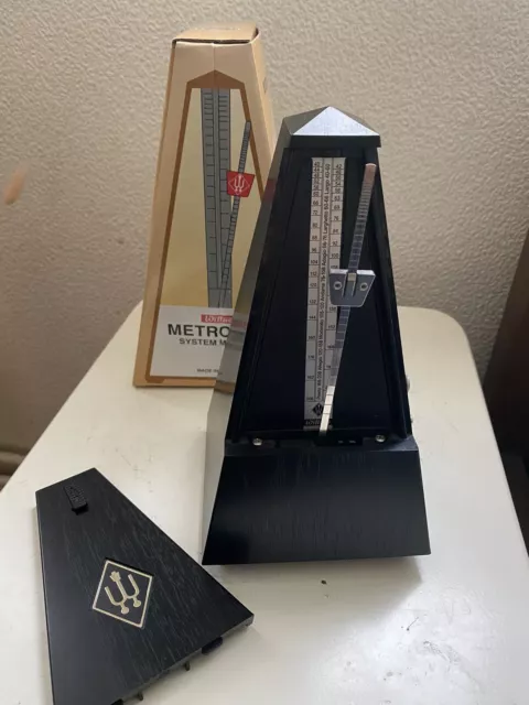 Wittner Metronome System Maelzel #813M - Black - Boxed - Germany