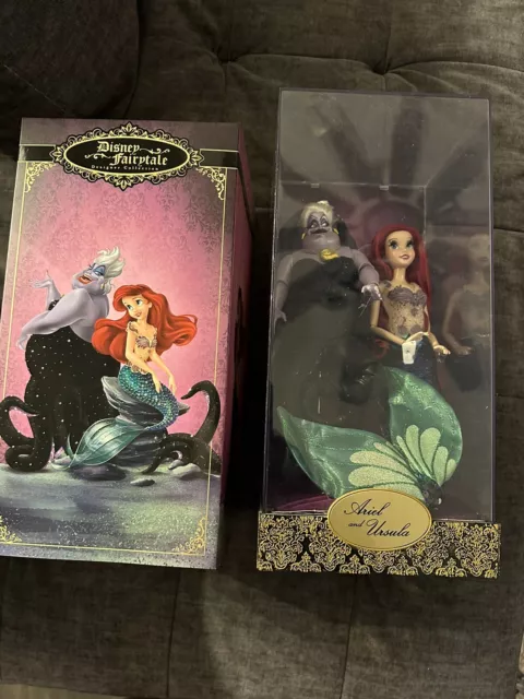 Ariel and Ursula Doll Set - Disney Fairytale Designer Dolls LIMITED EDITION 2567