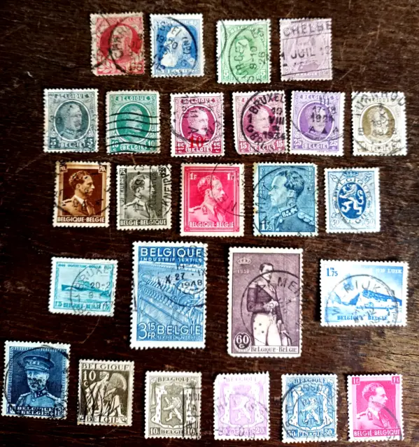 Belgique België Belgien kleines Lot Konvolut Briefmarken von 1900 -1949