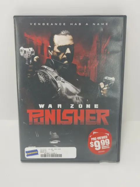 Punisher War Zone (DVD 2008) Blockbuster Video Rental      