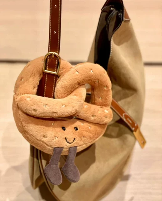 JELLYCAT AMUSEABLES PRETZEL Plush Soft Toy BNWT with Dust Bag, Cute ...