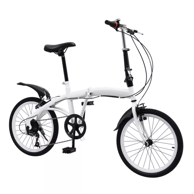 20" Folding Bike Adults Bicycle Lightweight Alloy Bicycle Folding City Bike 3