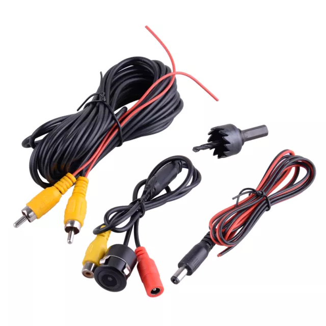 18.5mm Hole 170° CCD Car Rear View Backup Reverse Parking Camera Night