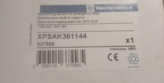 Xpsak361144 Tee Modulo De Seguridad De Stop De Emergencia