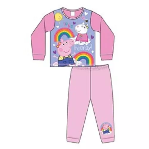 PEPPA PIG Official Girls pyjamas Age 18/24 months 2 3 4 5 years Pjys CHARACTER