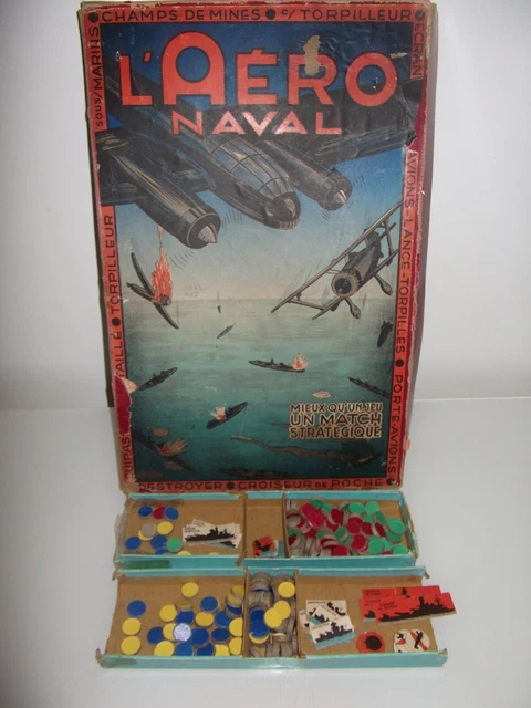 Jeu ancien aviation bataille aéro navale
