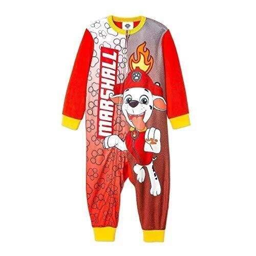 Paw Patrol Dalmatian Firefighter Dog Toddler Pajama Sleeper Size 4T