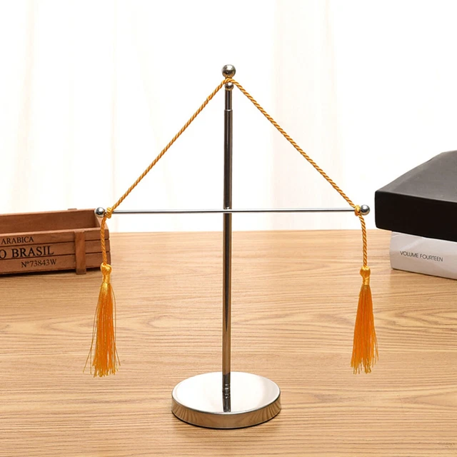INOOMP Support De Drapeau Pour Bureau – Porte-drapeau Portable En Plastique, Installation Rapide