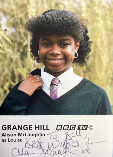 ALISON McLAUGHLIN LOUISE WEBB GRANGE HILL signed autograph PHOTO POW#99