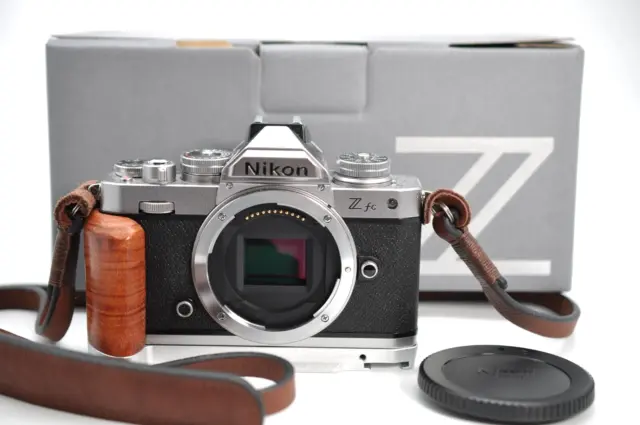 Nikon Z fc Mirrorless Digital Camera BODY ONLY  Mint "4858 Count” Box strap grip