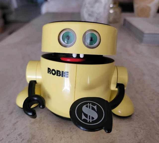 ROBIE THE BANKER Robot Bank by Radio Shack Robbie Working Great! 40.00