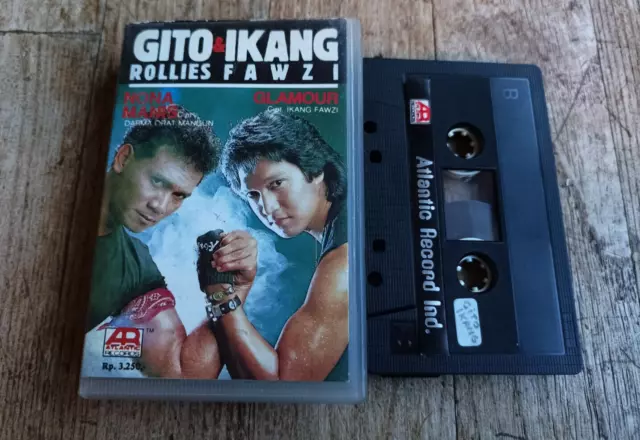 Gito Rollies & Ikang Fawzi Cassette Audio Tape K7 Official Indonesia Press K7 Mc