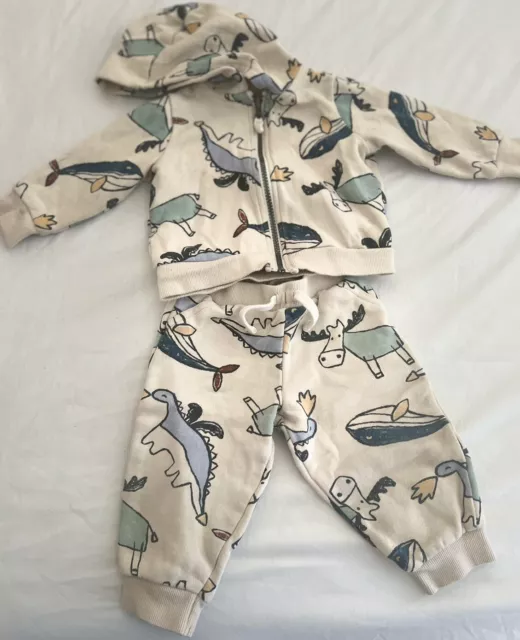 Carters Baby Boy Outfit, 2 Piece, Jacket And Pants 12 Months