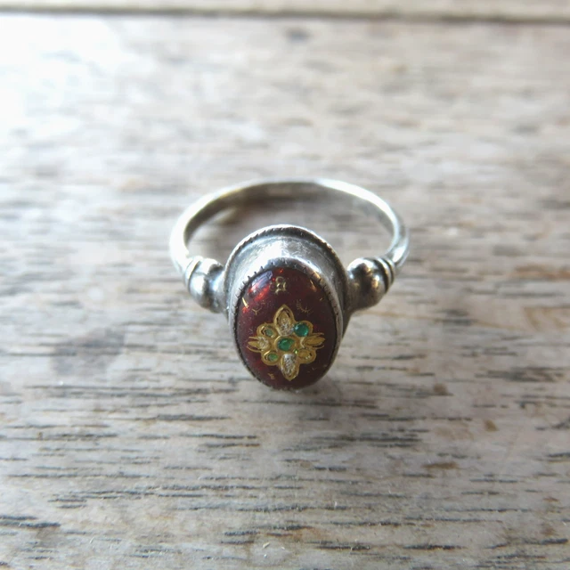Bague Ancienne Argent Massif 925 – Taille 55, Poids 11,4 G