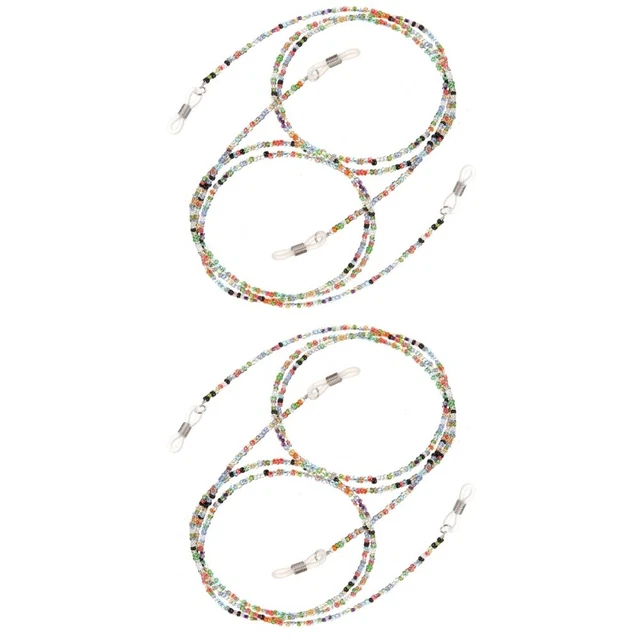4 Pcs Multi-use Glasses Chain Eyeglasses Chain for Sunglasses Eyeglasses Glasses