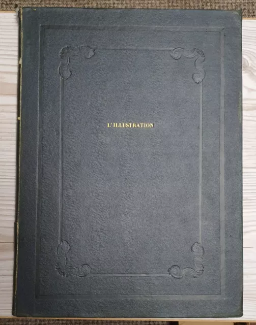 1860 L'Illustration Tome XXXV Illustrierte Zeitschrift Antik Buch