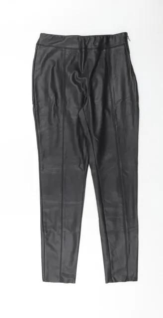 Topshop Leather Leggings BNWT Black Size 10 Petite
